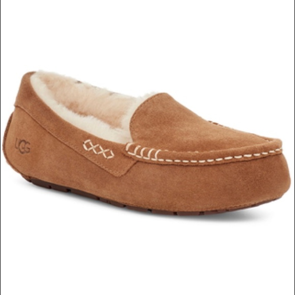 NWT UGG Ansley Water Resistant Slipper Chestnut 5